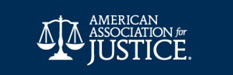 The American Association of Justice's logo